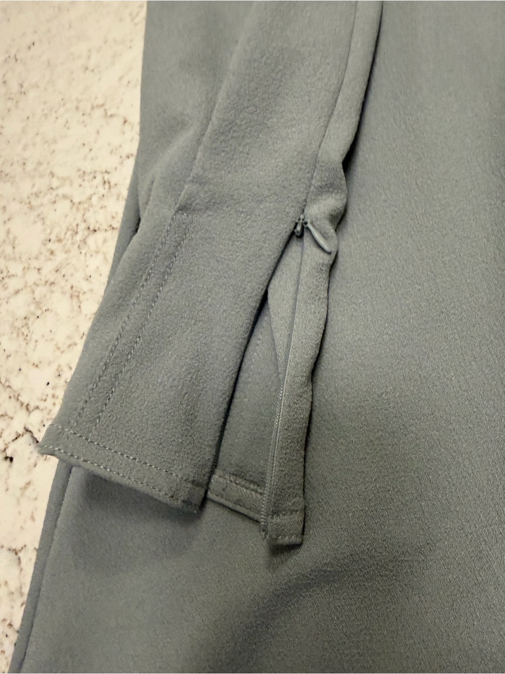 See By Chloé Dove Gray Tie-Neck Shift Dress - Picture 13 of 14